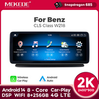 Radio para Auto MEKEDE con Android 14, Snapdragon 685, 8+128G, 4G WIFI, Pantalla 2K 2400*900, Car-play, Android Auto, DSP para Benz Clase CLS W218
