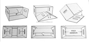 Boîtes de rangement de bande dessinée de taille courte - Product Image 5