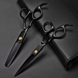 Tijeras de Peluquería con Revestimiento Negro, Tijeras de Acero Inoxidable para Peluquero Profesional, para Salón - Product Image 3