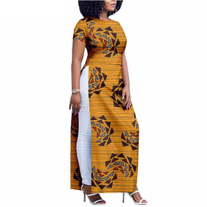 Vêtements africains imprimés Yibaoli pour femmes, <span class=keywords><strong>en</strong></span> coton ciré Ankara, robes longues - Product Image 2