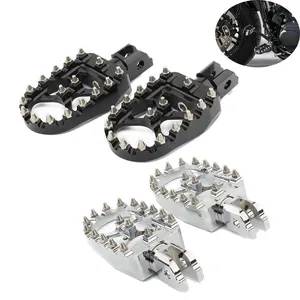 RACEPRO Wide Foot Pegs Softail Front Rear Footrests for Harley Softail Fatboy Street Bob FXBB Breakout Slim FXDR 2018-2021