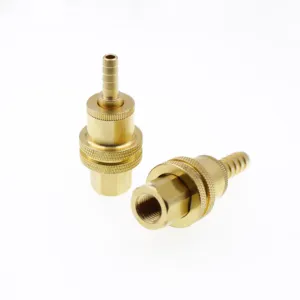 Wholesale Factory Brass Coupling Propane Quick Connection One Touch Coupling Quick Connection