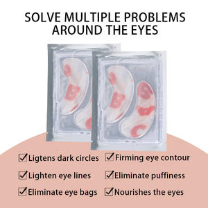 Masque pour les yeux en gel de collagène hydrogel anti-rides, refroidissant, cristal, nouveau design, imprimé couleur - Product Image 4