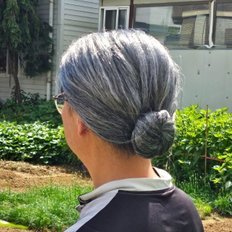 Nare extension per capelli brasiliani White Granny Ware Village 10 "12" 14 "16" capelli bianchi di lunghezza allungata (WFGG34E) - Product Image 1