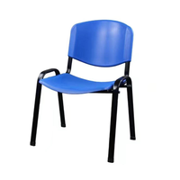Chaises de conférence pliantes pour étudiants, vente chaude en usine, chaise de bureau à cadre métallique, chaise de formation pour hôpital, chaise de visiteur, chaise de réunion empilable