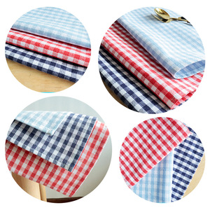 Sets de table carrés en coton de style américain, rouge, bleu foncé, bleu clair, lavables en machine, pour salon, chambre, repas en plein air - Product Image 3