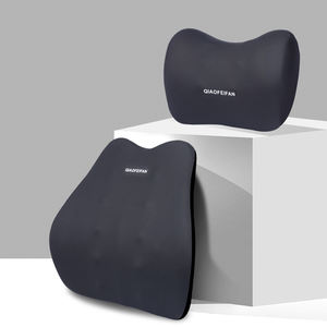 Almohada de Soporte Lumbar para Reposacabezas de Auto de Lujo, Tejido Transpirable de Seda de Hielo, Soporte Lumbar para <span class=keywords><strong>Asiento</strong></span> de Auto, Almohada de Respaldo Abarth - Product Image 3