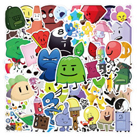 55 Pegatinas de Muñecos de Dibujos Animados, Anime Battle for Dream Island