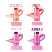 Produk terbaru 2024 harga pabrik label pribadi rias kustom tahan lama tahan air pendingin bibir memantul pipi jeli stik Blush