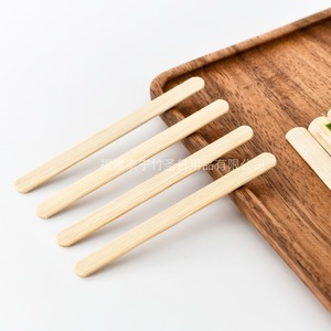 Agitador de café de bambú Bamboo Saint, 90 mm, cabeza redonda, biodegradable, para cafetería - Product Image 2