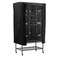 Nouvelle cage à oiseaux d'extérieur, auvent de cage à animaux étanche, couverture anti-poussière domestique revêtue d'argent pour éviter la pluie