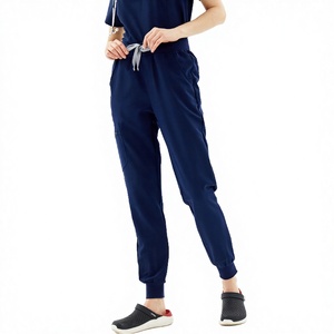 Pantalons de travail extensibles tissés pour femmes, pour médecins, infirmières, usage hospitalier - Product Image 3