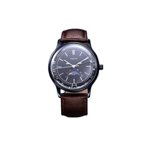 Reloj de pulsera de cuero para hombre, cronógrafo de fase lunar, resistente al agua, con movimiento japonés Miyota 6P80, de marca de lujo superior - Product Image 6