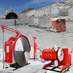 HUALONG石採掘機械花崗岩と大理石の正方形とドレッシング機用のダイヤモンドワイヤーソーストーンブロック切断機