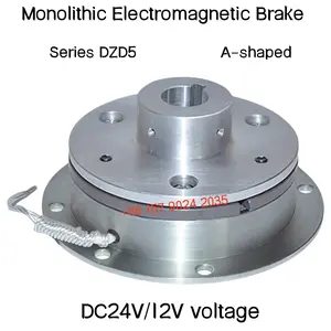 DZD5 Series Dry Monolithic Electromagnetic Brake Voltage DC24V/12V Fast Response High Quality JIEYUAN Manufacturing Stock