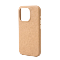 Ensemble d'étuis de téléphone en cuir grainé multicolores pour iPhone, couleurs assorties, coque de protection fine et luxueuse
