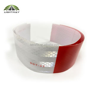 <span class=keywords><strong>Cinta</strong></span> reflectante roja y blanca a precio de fábrica <span class=keywords><strong>para</strong></span> camiones: adhesiva, impermeable, certificado DOT C2 <span class=keywords><strong>para</strong></span> seguridad vial - Product Image 3