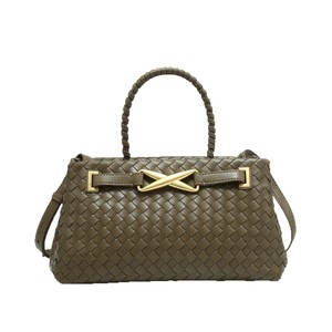 Bolso Tote de Hombro y Bandolera 2026, Nuevo y Popular, con Cierre, Diseño de Diamantes Tejidos, Estilo Vintage de Alta Gama, Moderno y Versátil - Product Image 5