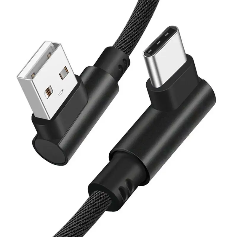 Right Angle USB C Cable 90 Degree Universal Data Transfer Cable Charging Cable