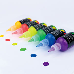 6 pièces ensemble de peinture aérographe multifonction pour l'artisanat fournitures de peinture corporelle acrylique pour peindre des chiffons et des jouets - Product Image 1