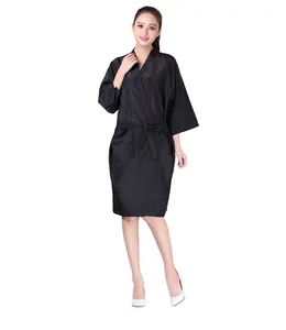 Fashionable high quality customer hair color clothing waterproof barber shop guest robe hair care customer clothes