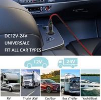 Câble de rallonge pour allume-cigare de voiture vers connecteur femelle XT60 avec panneau solaire RV Centrale électrique portable Générateur solaire