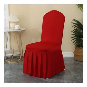 Beyaz Spandex etiyopya geleneksel sandalye bant kanat baskılı Logo ile sırtlı sandalye şapka terlik kapak ve süpürgelik Slipcovers - Product Image 1