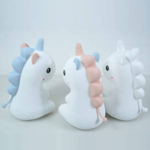 ไฟกลางคืนแบบพกพา 3 มิติ รูปการ์ตูนสัตว์น่ารักสำหรับเด็ก ทำจากซิลิโคน พร้อมไฟ LED - Product Image 5