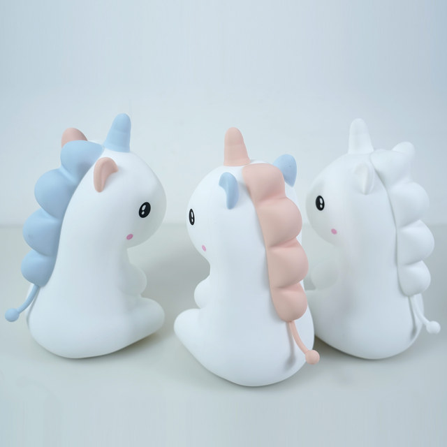 Portable Safety 3D Baby Babi Kid Cartoon Cute Animal Toy Led Pat Silicone House Night Light Lamp