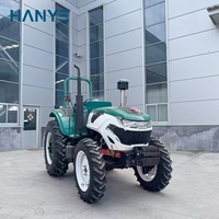 Tracteur de jardin agricole certifié CE/COC 90HP 100HP 120HP avec chargeur frontal et pelleteuse/excavatrice pour Offre Spéciale