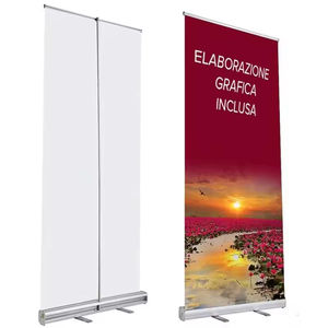 Ausstellungs-Werbe-Roll-up-Display, wasserdicht, winddicht, leicht, verstärkt, aus Kunststoff und Aluminium, einziehbar, tragbar - Product Image 3