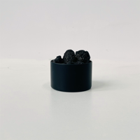 Diffuseur portable en métal et fer blanc avec pierre de lave volcanique, désodorisant minimaliste aux huiles essentielles pour la maison et le bureau