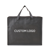 Sacs de rangement non tissés avec fermeture éclair pour couettes et couvertures, personnalisables avec logo, pour l'organisation de la literie domestique