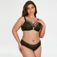Soutiens-gorge grande taille ultra-fins pour femmes, anti-affaissement, push-up, respirants, à motif uni, avec armatures, en nylon