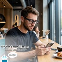 Lunettes Intelligentes IA avec Verres à Changement de Couleur pour la Traduction dans Plus de 160 Langues, Assistant Vocal, Étanchéité IPX-5, Caméra 8MP