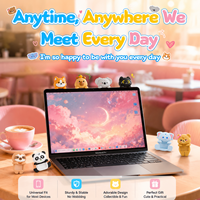 Figur Mini Dekoratif Hewan Lucu Blind Box untuk Laptop, Mobil, Rumah, Kartun, Ponsel, Meja, Figur Dekoratif PaPa