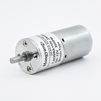 Motor de CC con Engranajes, Caja de Engranajes de 25 mm, Eje de Salida de 4 mm, 12 V, Baja Velocidad, 100 rpm, 120 rpm, Motores de CC con Engranajes y Escobillas, con Certificación CE RoHS