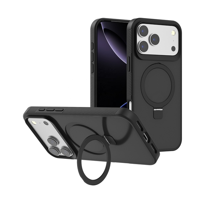 Wholesale Soft Touch Skin-Friendly Strong Magnetic Phone Case for iPhone 17 16 15 14 13 Series Magnetic Wireless Charging Holder