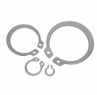 DIN471 SS201 / SS202 / SS667 / SS304 / SS316 Stainless Steel Polishing / Phosphated Washer External Retaining Ring for Shafts