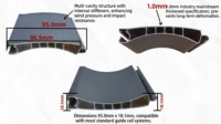 Porte roulante en aluminium OEM d'usine, couleur personnalisée pour les entrepreneurs, les constructeurs, les grossistes, porte extérieure enroulable d'usine