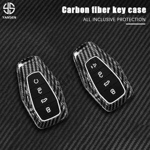 Clé de voiture à distance en fibre de carbone ABS pour Geely Atlas Boyue NL3 Coolray 2024 X6 X7 EX7 Emgrand Kulrey GT GC9 - Product Image 4