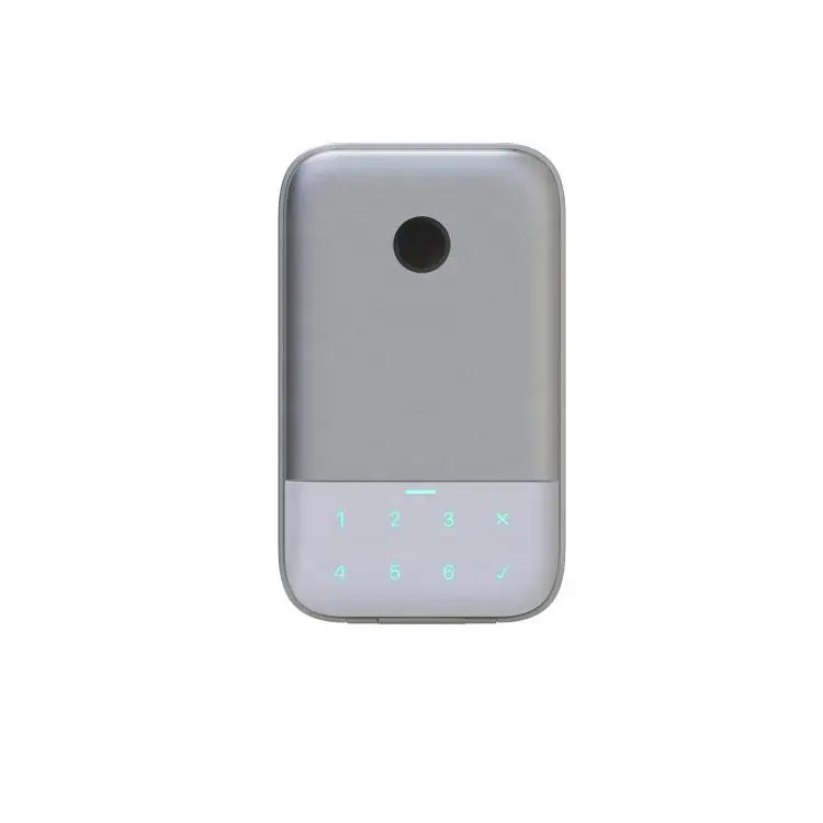 AJF-caja de seguridad para uso doméstico, con contraseña electrónica inteligente biométrica, con huella dactilar
