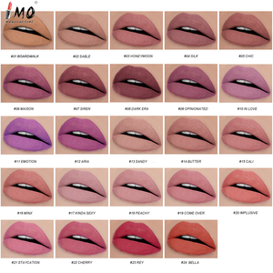 Lápiz Labial Mate Aterciopelado, Impermeable, de Larga Duración, No se Transfiere, No se Desvanece, Maquillaje Diario, Cosmético - Product Image 3