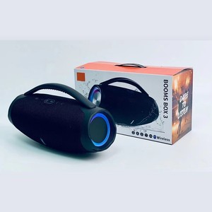 Boombox 3 Mini Enceinte sans fil portable d'extérieur avec éclairage RGB, son puissant, colonne de musique stéréo pour fêtes et camping, subwoofer - Product Image 5