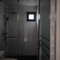 Maison conteneur pliable moderne de 20 pieds à double aile, extensible, préfabriquée, modulaire, 2 chambres avec cuisine et salle de bain