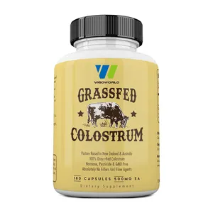 Bağışıklık desteği için çim beslenen sığır Colostrum toz takviyesi bağırsak sağlık atletik performans sağlıklı demir seviyeleri büyüme onarım