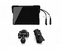 Layar Infotainment Nirkabel CarPlay Android Auto 7 inci untuk Sepeda Motor, Upgrade Handlebar Sepeda Motor