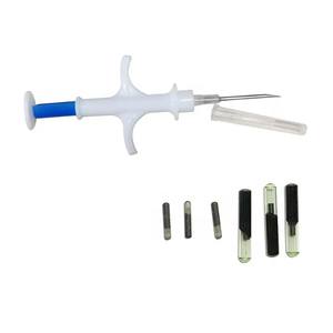 Microchip RFID injectable en bioglass, seringue avec <span class=keywords><strong>puce</strong></span> EM4305 pour l'identification animale, le suivi du bétail et des animaux de compagnie, instrument vétérinaire - Product Image 3