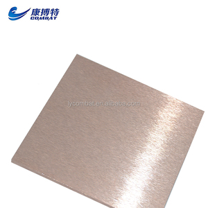<span class=keywords><strong>Placa</strong></span> de Aleación de Cobre y Tungsteno de Alta Conductividad Térmica, Directo de Fábrica, W80CU20 - Product Image 2