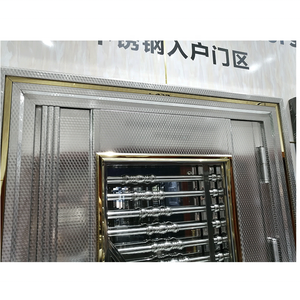 <span class=keywords><strong>Puerta</strong></span> de <span class=keywords><strong>entrada</strong></span> de acero inoxidable con marco moderno, <span class=keywords><strong>puerta</strong></span> de <span class=keywords><strong>entrada</strong></span> con diseño de <span class=keywords><strong>puerta</strong></span> simple, 304 - Product Image 5